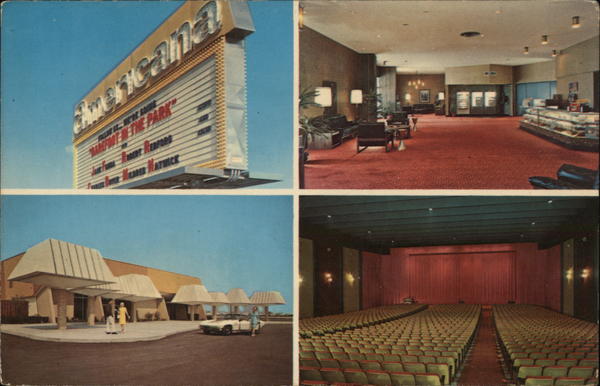 Americana Theatre - Old Postcard